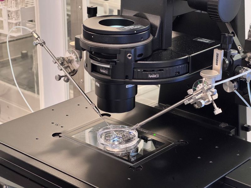 กล้อง Microscope ในห้องปฏิบัติการ
